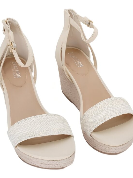 Kenneth Cole Shoes - Kenneth Cole Women's Colton Espadrille Wedge Sandals Natural EU 41 US 10M